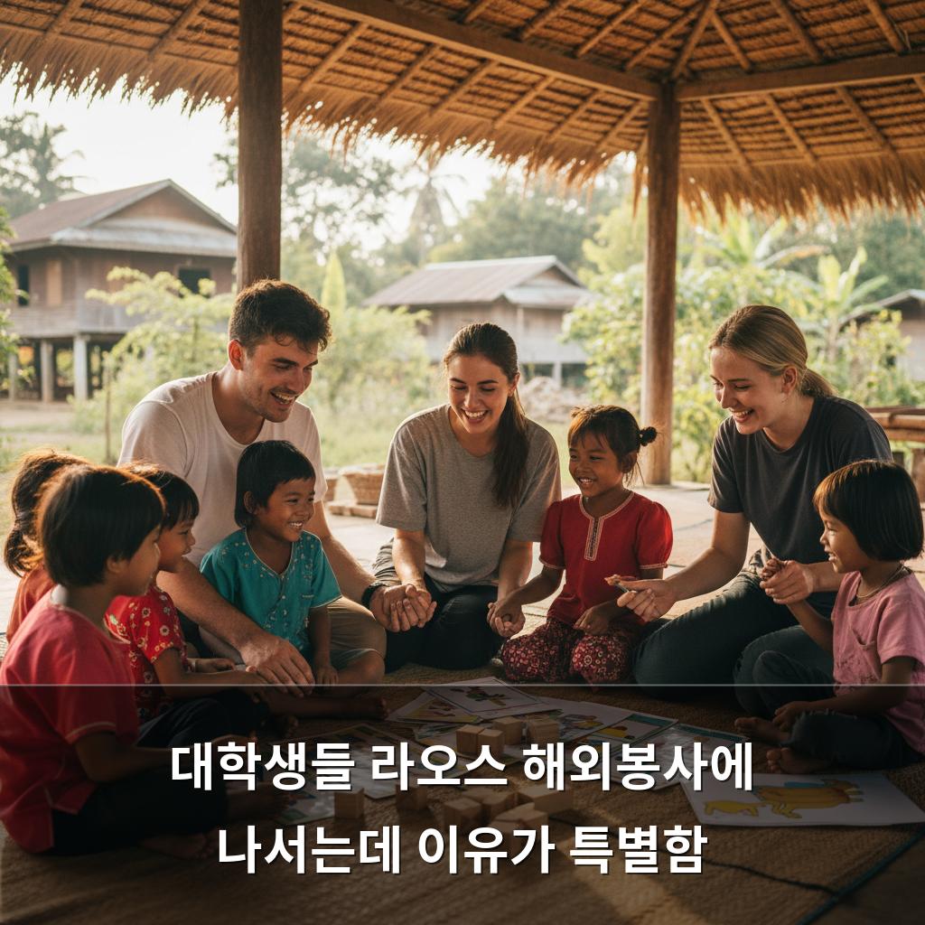 대학생들 라오스 해외봉사에 나서는데 이유가 특별함