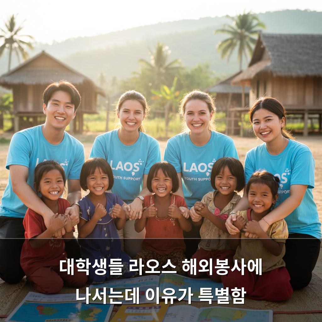 대학생들 라오스 해외봉사에 나서는데 이유가 특별함