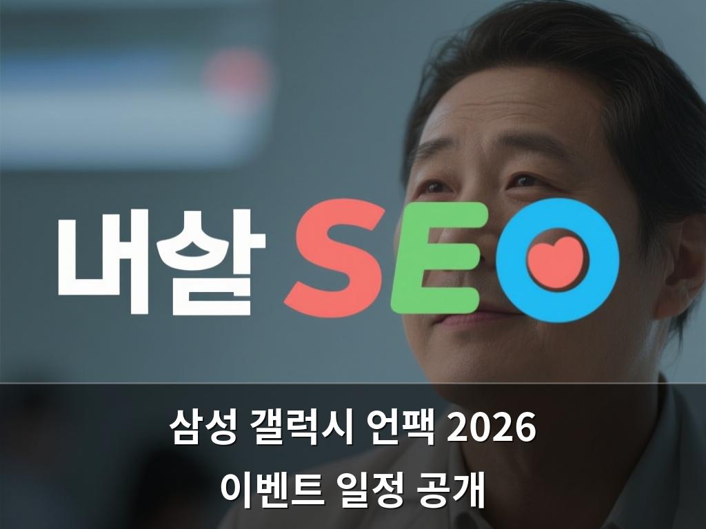 삼성 갤럭시 언팩 2026 이벤트 일정 공개