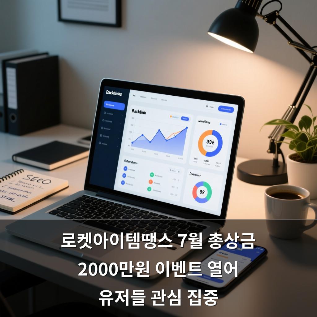 로켓아이템땡스 7월 총상금 2000만원 이벤트 열어 유저들 관심 집중