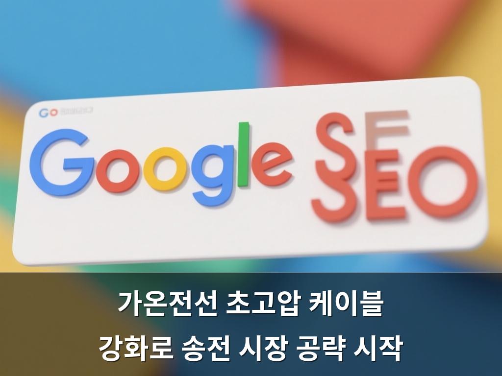 가온전선 초고압 케이블 강화로 송전 시장 공략 시작