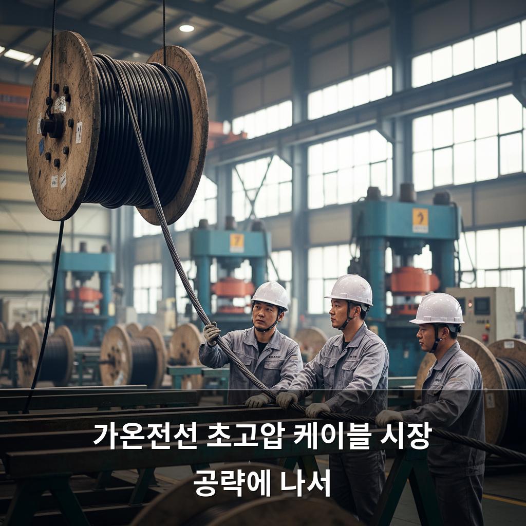 가온전선 초고압 케이블 시장 공략에 나서