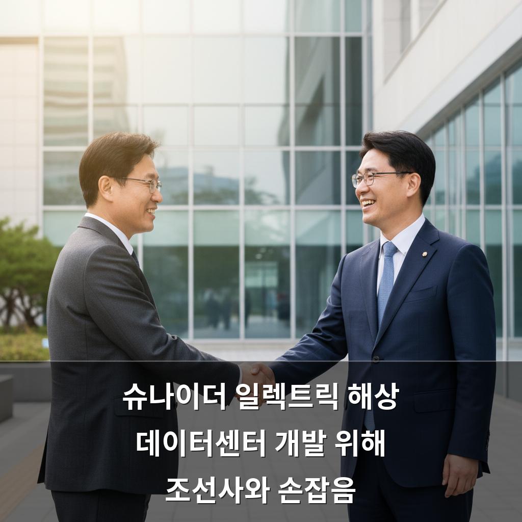 슈나이더 일렉트릭 해상 데이터센터 개발 위해 조선사와 손잡음