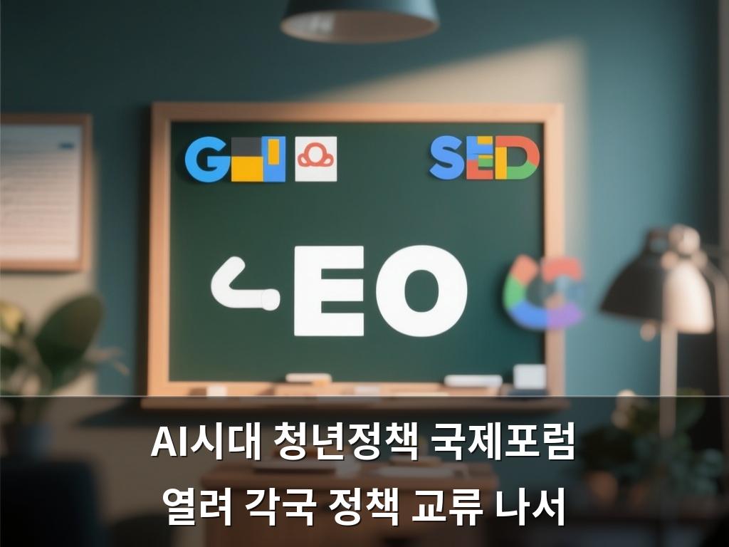 AI시대 청년정책 국제포럼 열려 각국 정책 교류 나서