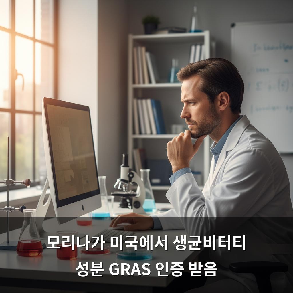 모리나가 미국에서 생균비터티 성분 GRAS 인증 받음