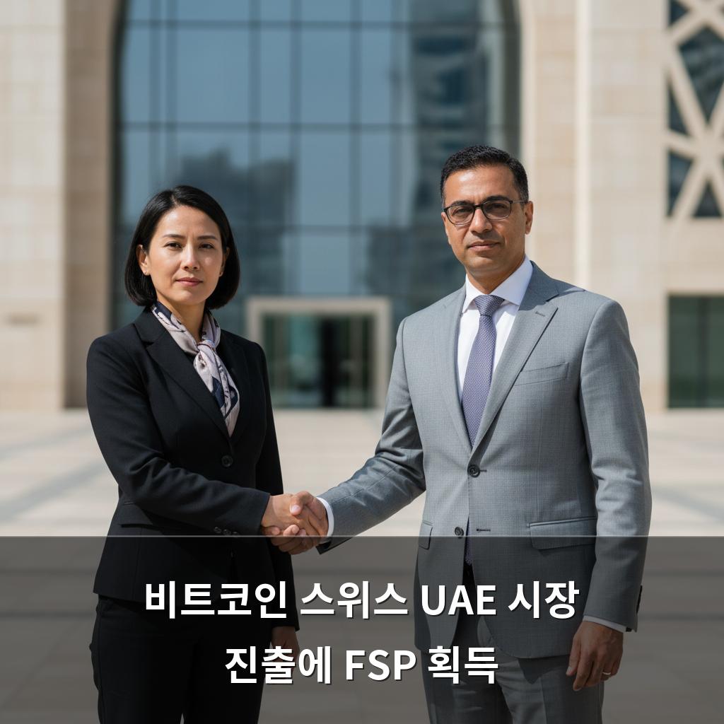 비트코인 스위스 UAE 시장 진출에 FSP 획득