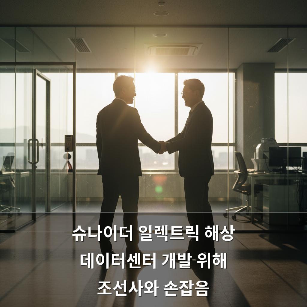 슈나이더 일렉트릭 해상 데이터센터 개발 위해 조선사와 손잡음